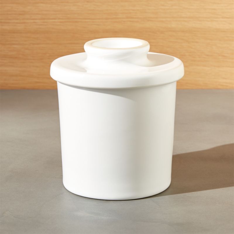 White Butter Keeper + Reviews Crate and Barrel