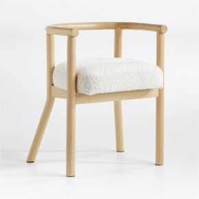 Image of White Horse 21" Upholstered Play Chair