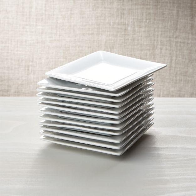 Boxed 6" Appetizer Plates, Set of 12