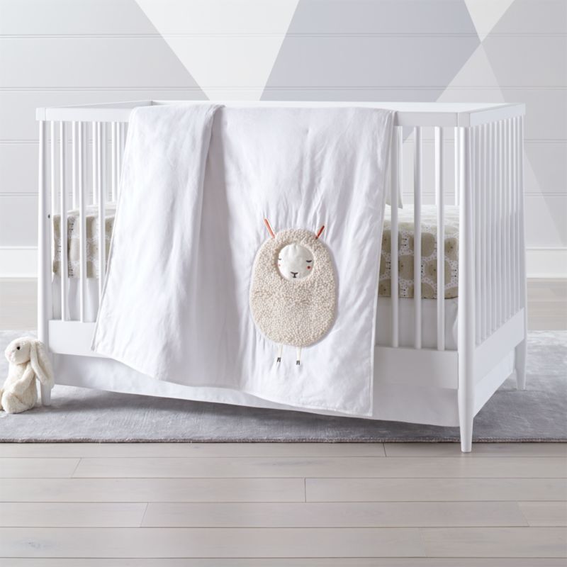 Sheepish Sheep Print Crib Bedding Crate And Barrel