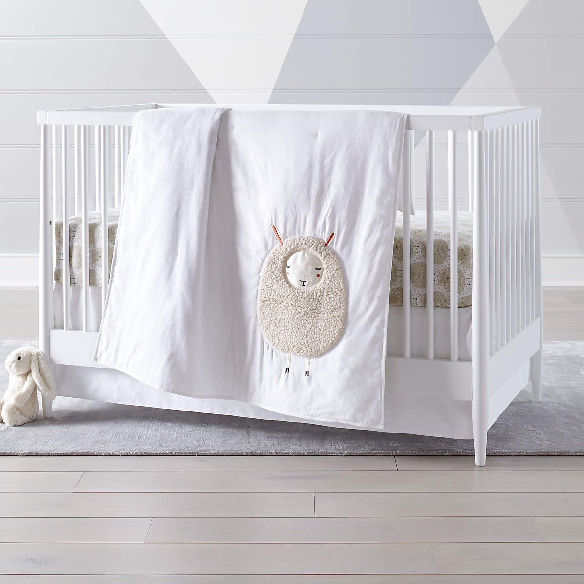 sheep cot bedding