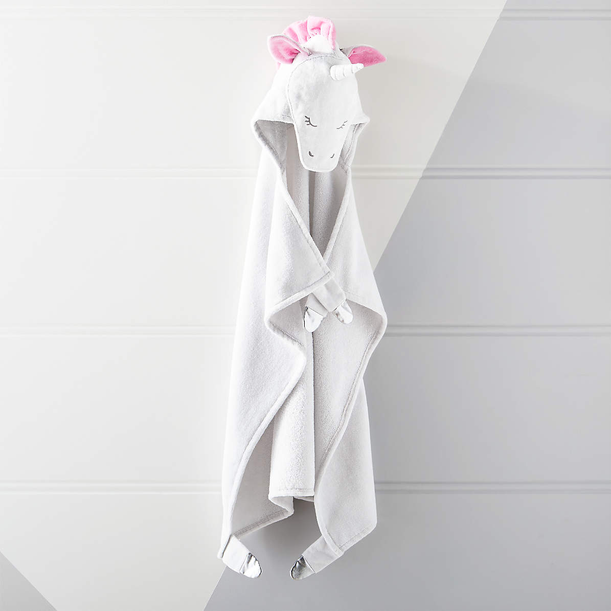 unicorn hooded towel baby