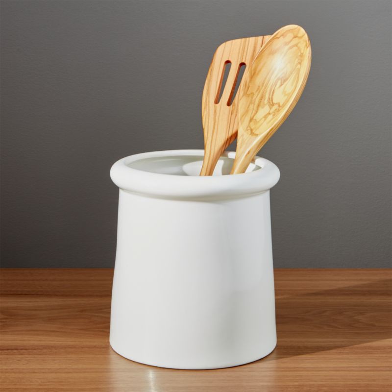 Porcelain Utensil Holder Crate and Barrel