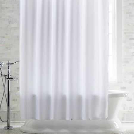 White Shower Curtain Liner With Magnets Reviews Crate And Barrel