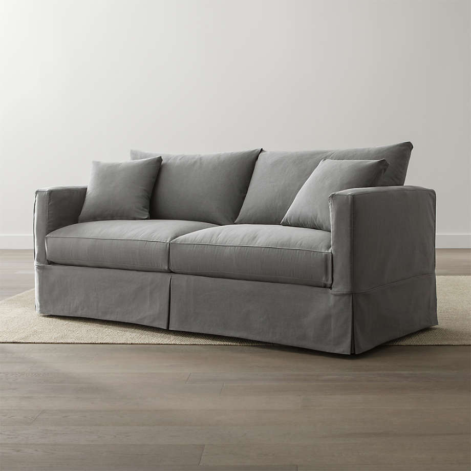 Willow Grey Queen Sleeper Sofa + Reviews Crate and Barrel