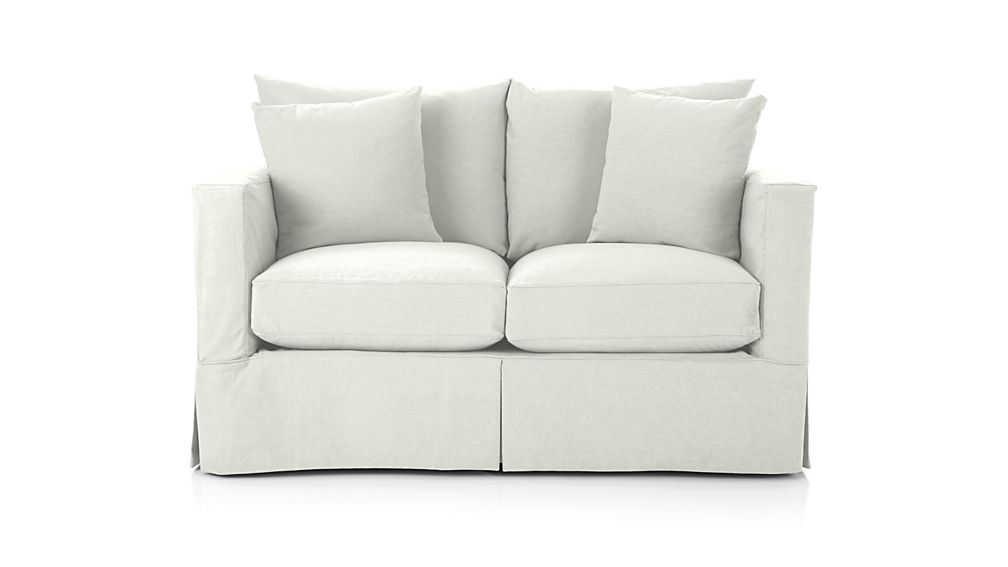 Slipcover Only for Willow Loveseat Crate and Barrel