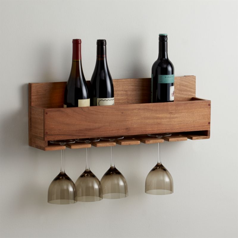 Wine Stem Rack Reviews Crate And Barrel