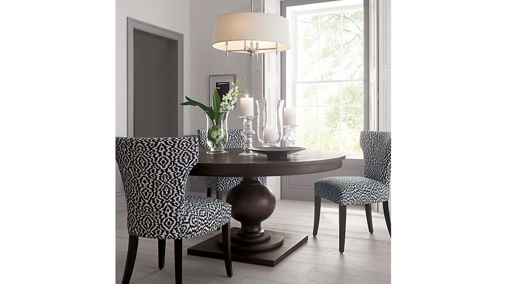 48" Round Extendable Dining Table Crate and Barrel