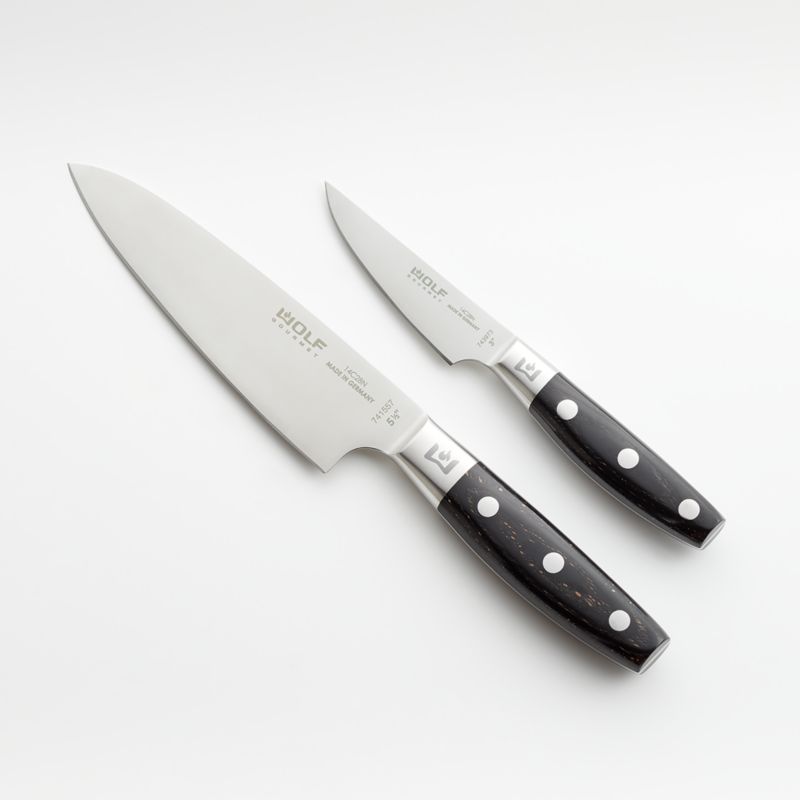 Wolf Gourmet 5 5 Utility Knife 3 Paring Knife Set Crate And Barrel