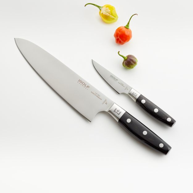Wolf Gourmet 8" Chef's Knife / 3" Paring Knife Set Crate and Barrel