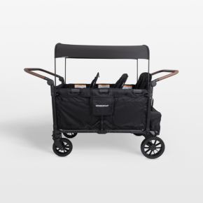 Image of Wonderfold W6 Luxe Pro Jet Black Six Seater Kids Stroller Wagon