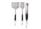3-Piece Wood-Handled Grill Tool Set