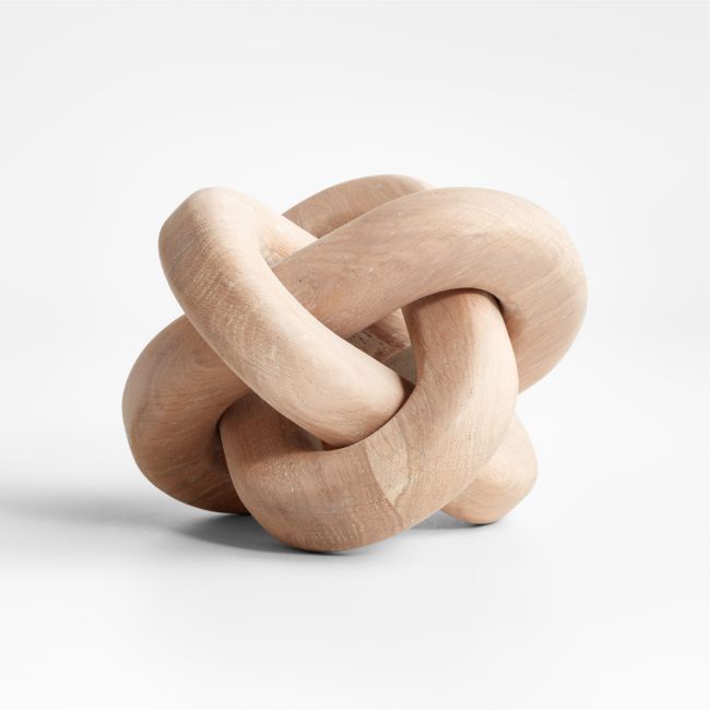 Online Designer Living Room White Wood Knot Sculpture 8