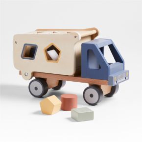 Image of Wood Toddler Shape Sorting Truck