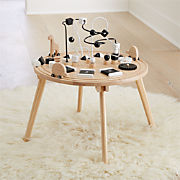 baby activity table wooden