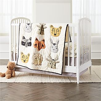 Baby Quilts Crate And Barrel Roxy Marj Woodland Animal Baby Quilt Kids