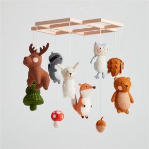 Image of Woodland Animal Baby Nursery Mobile