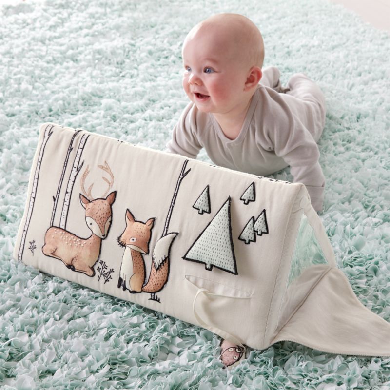 crate and kids play mat