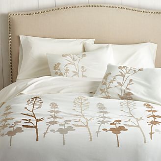 Woodland Natural Duvet Covers and Pillow Shams