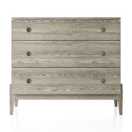 Kids Wrightwood Grey Stain 3 Drawer Dresser Reviews Crate And