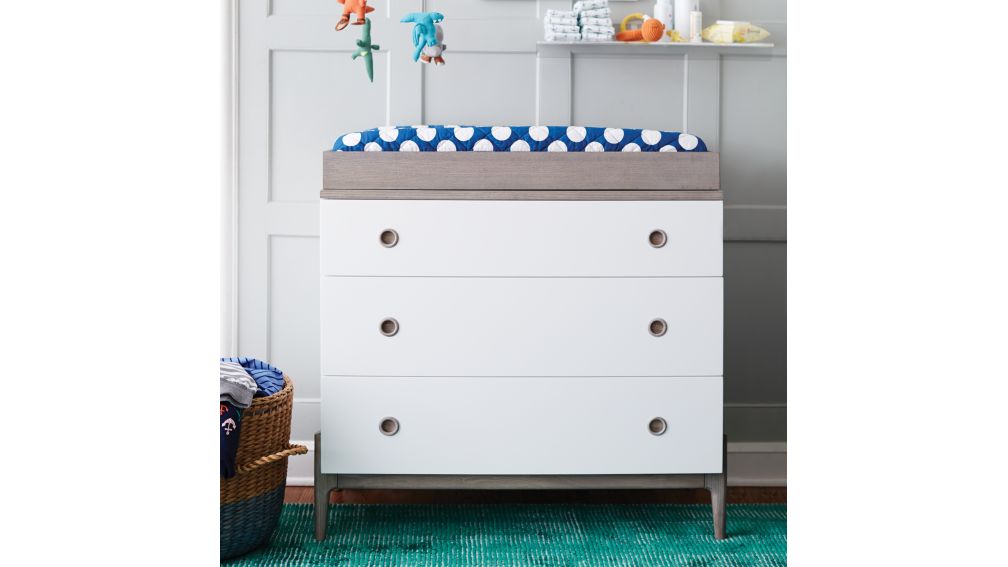 3Drawer Grey and White Dresser in Dressers & Changing Tables + Reviews