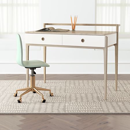 Grey And White Kids Desk Reviews Crate And Barrel Canada