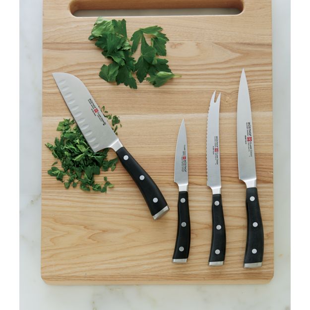 Wüsthof Classic Ikon 5" HollowGround Santoku Knife + Reviews Crate