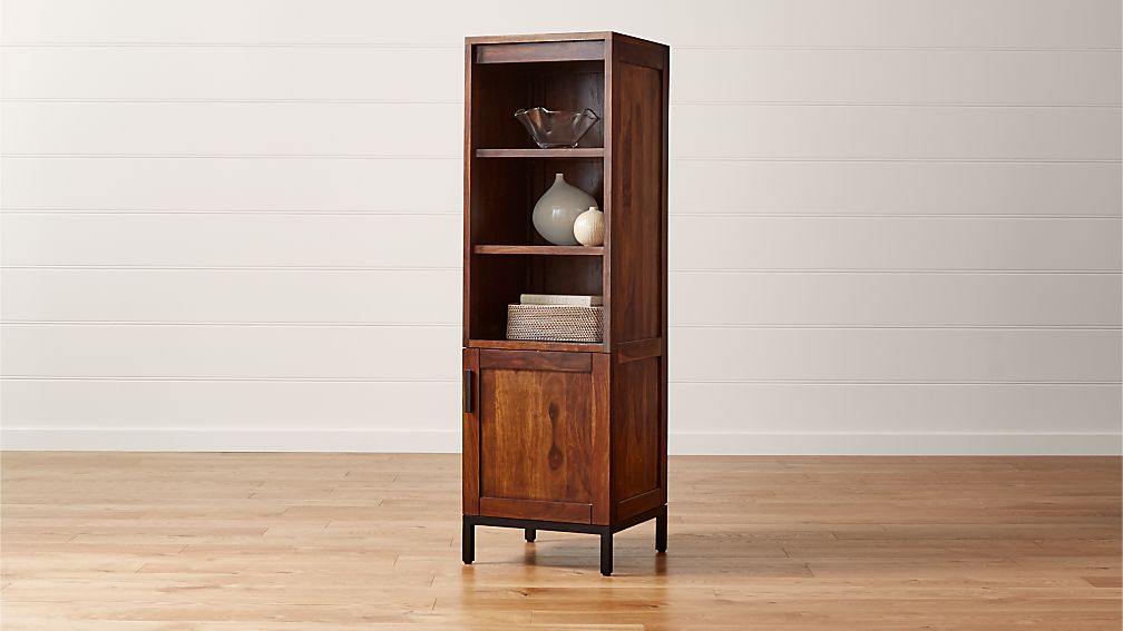 Wyatt Solid Wood Media Tower Crate and Barrel