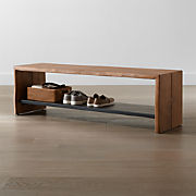 Entryway Shoe Benches Crate And Barrel