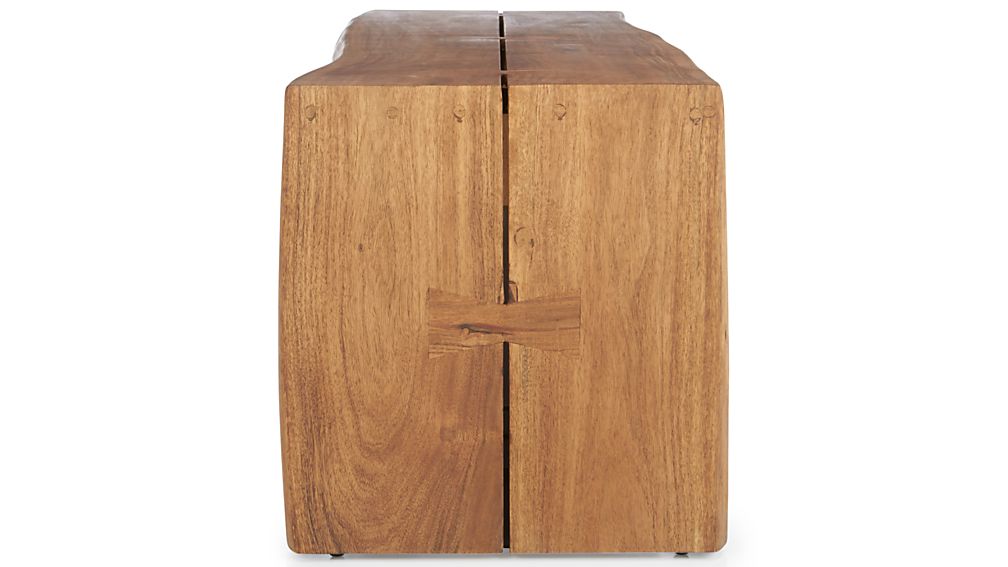 Yukon Entryway Bench with Shelf Crate and Barrel