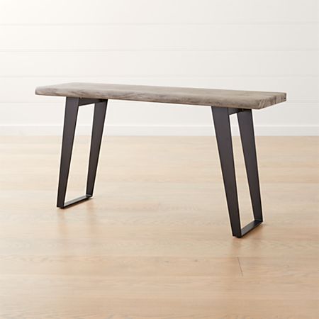 Yukon Grey Console Table Reviews Crate And Barrel