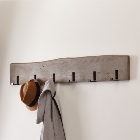 Yukon Grey Wall Coat Rack Reviews Crate And Barrel