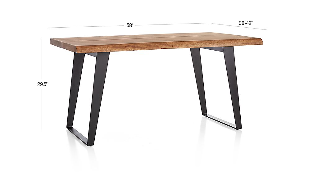 Yukon Natural Dining Table Crate and Barrel