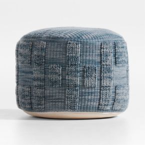 Image of Zio Slate Blue Kids Pouf
