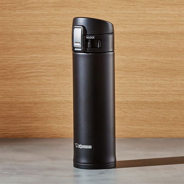 Zojirushi Black 16oz. Travel Mug in Coffee & Tea Accessories + Reviews Crate and Barrel