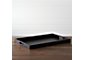 Zuma Black Rectangular Tray