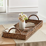 woven ottoman tray