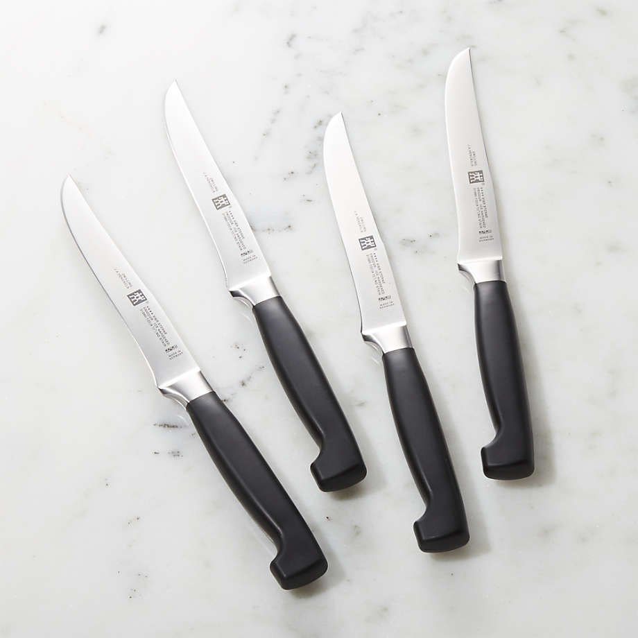 ZWILLING J.A. Henckels Four Star Steak Knives, Set of 4 + Reviews