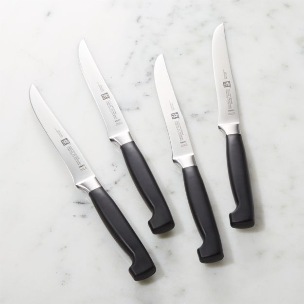 ZWILLING J.A. Henckels Four Star Steak Knives, Set of 4 + Reviews