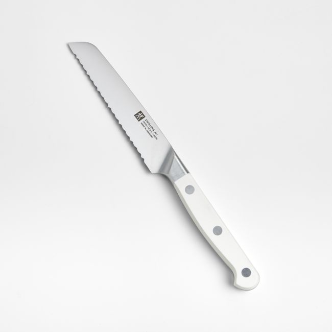 ZWILLING Pro Le Blanc 5-inch Serrated Utility Knife