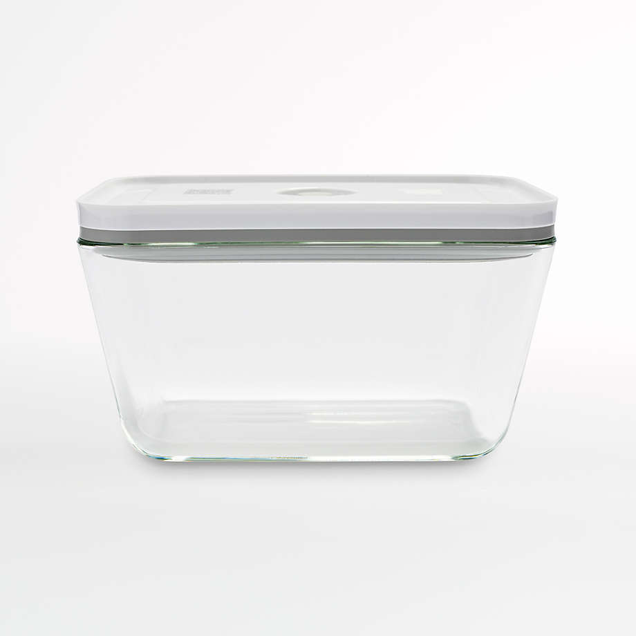 ZWILLING Large Fresh & Save Glass Vacuum Container Crate and Barrel