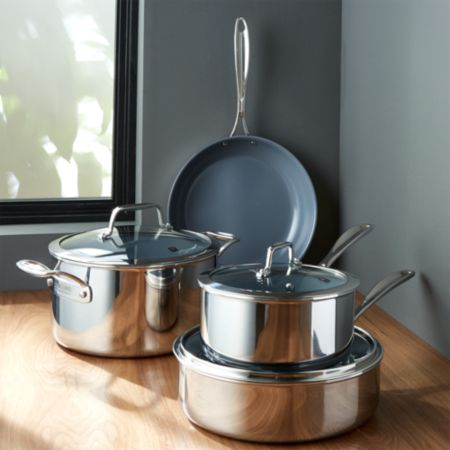 ZWILLING ® J.A. Henckels VistaClad Ceramic Non-Stick 7-Piece Cookware Set