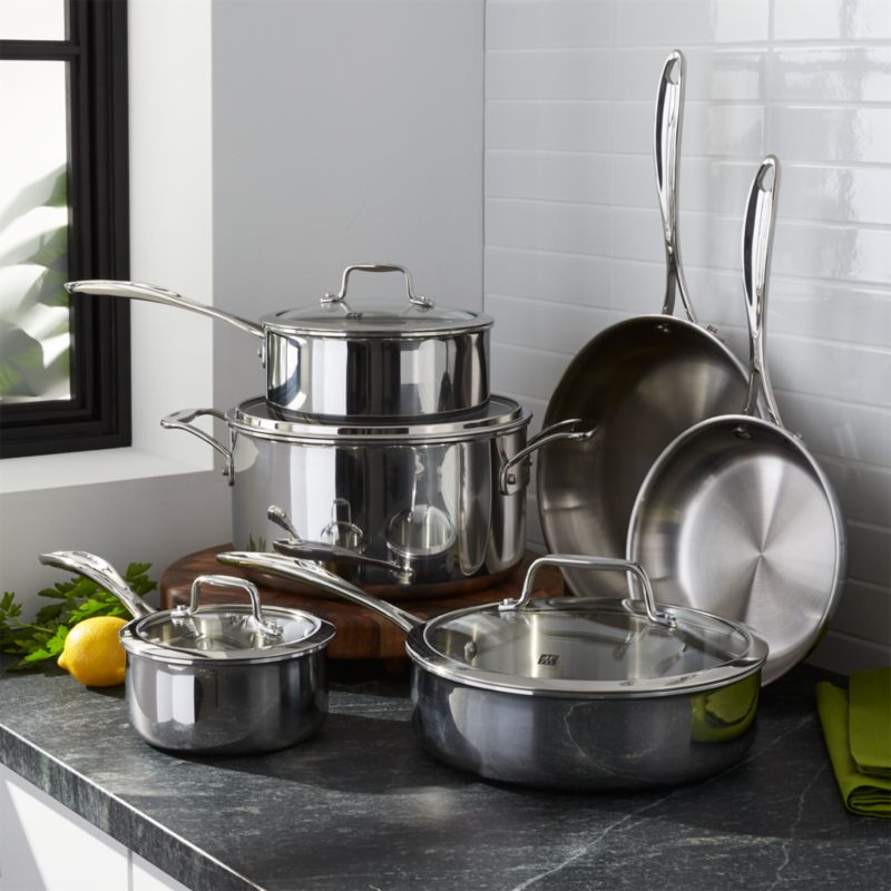 ZWILLING J.A. Henckels VistaClad 10-Piece Cookware Set + Reviews ...