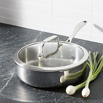 ZWILLING ® J.A. Henckels VistaClad Stainless Steel 3-qt. Sauté Pan with Lid