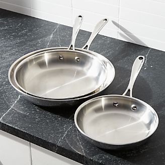 ZWILLING ® J.A. Henckels VistaClad Stainless Steel Fry Pans