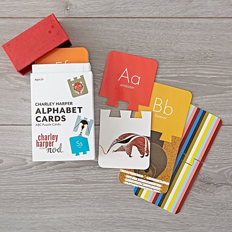 Alphabet puzzle cards