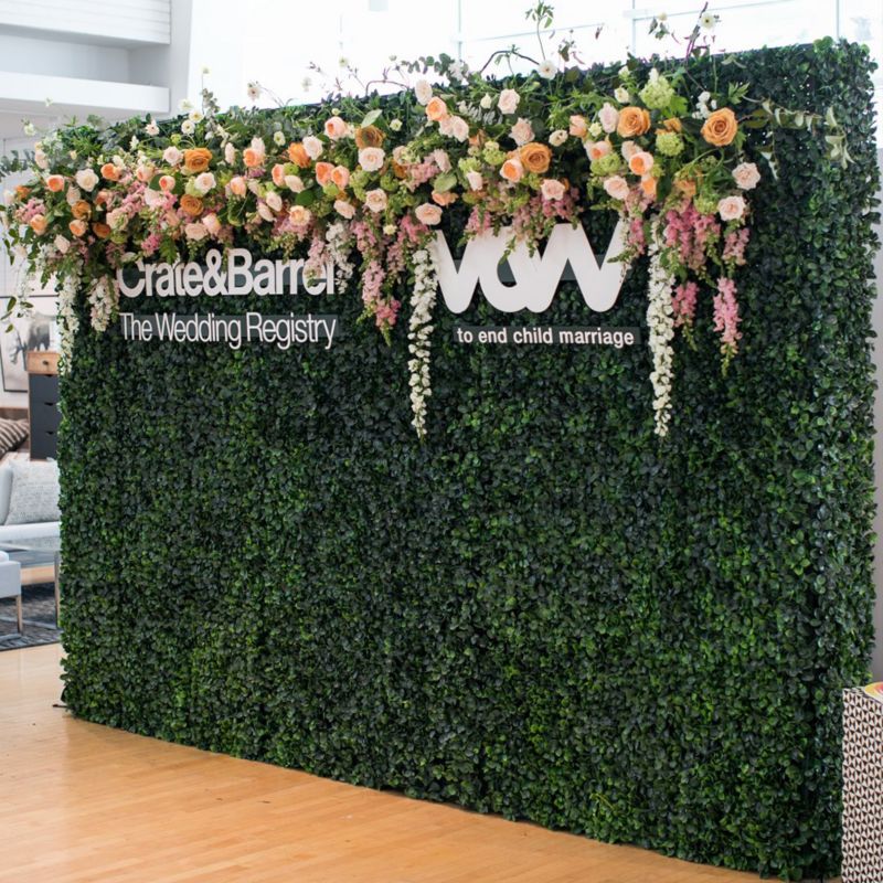 Floral photo backdrop