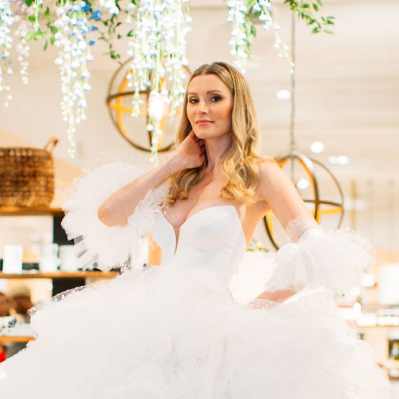 Model in a Pnina Tornai gown