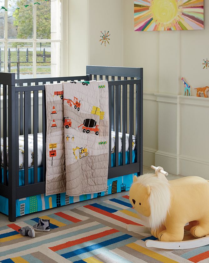 Construction Themed Nursery Crate and Barrel