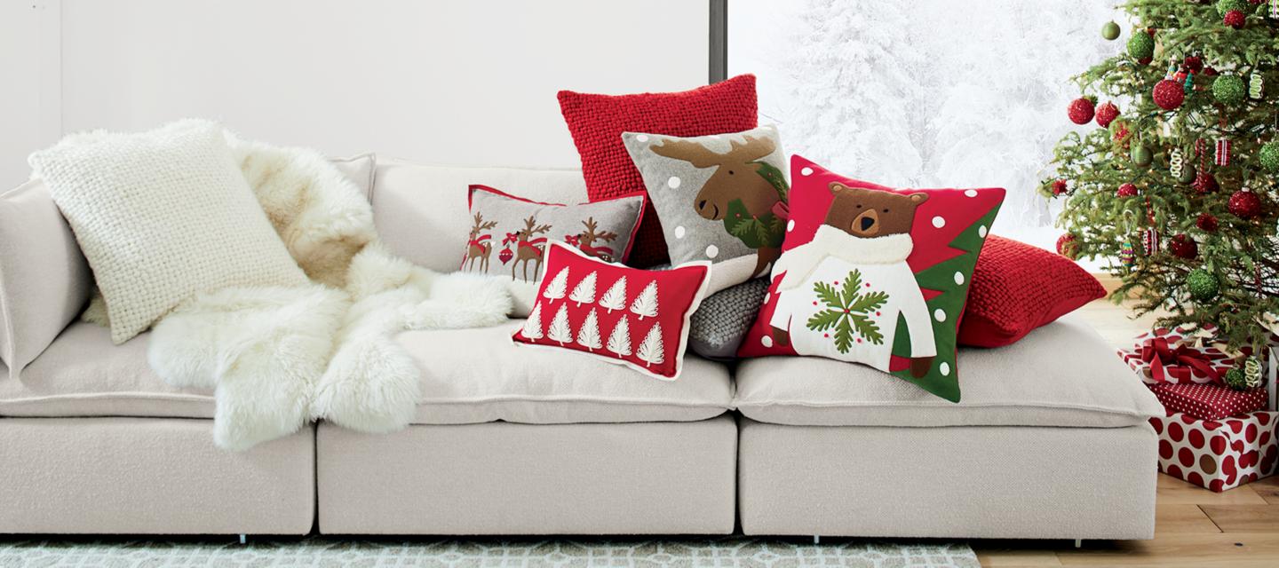 Throw Blankets and Sofa Pillows on Sale Now Crate and Barrel